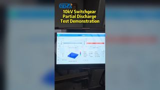 10kV Şalt Kısmi Deşarj Test Gösterimi
