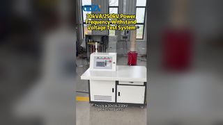 30kVA/250kV Güç Frekansı Dayanım Gerilimi Test Sistemi